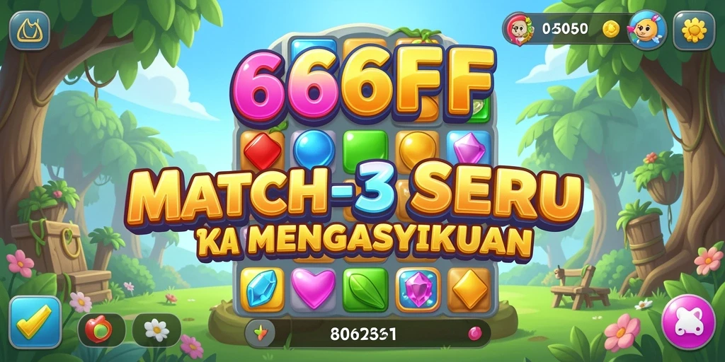 Tampilan gameplay seru dari 666FF yang penuh warna.
