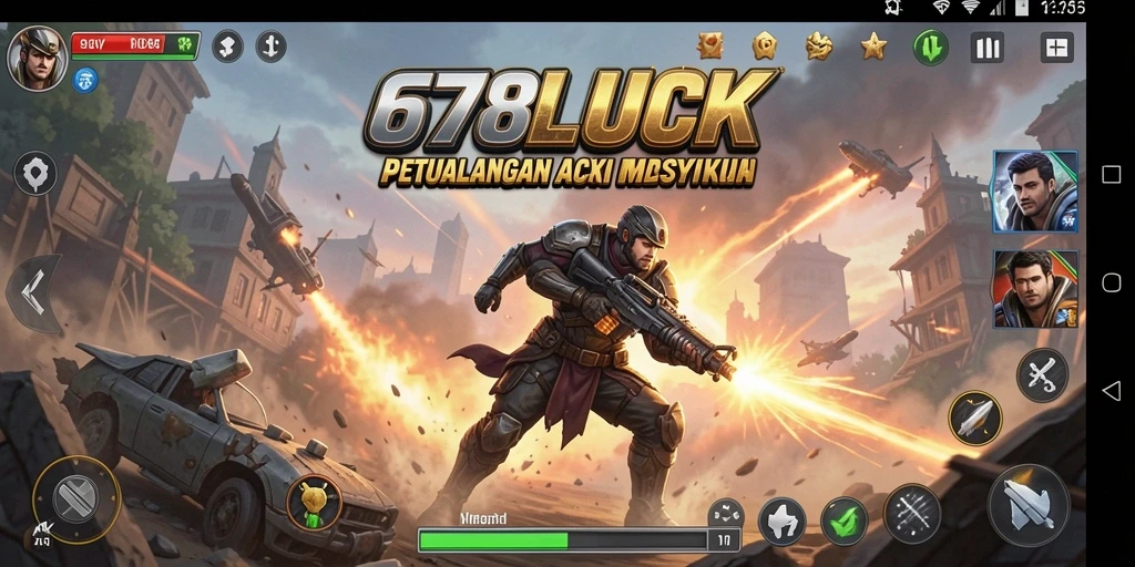 Tampilan gameplay 678LUCK yang penuh aksi dan tantangan.