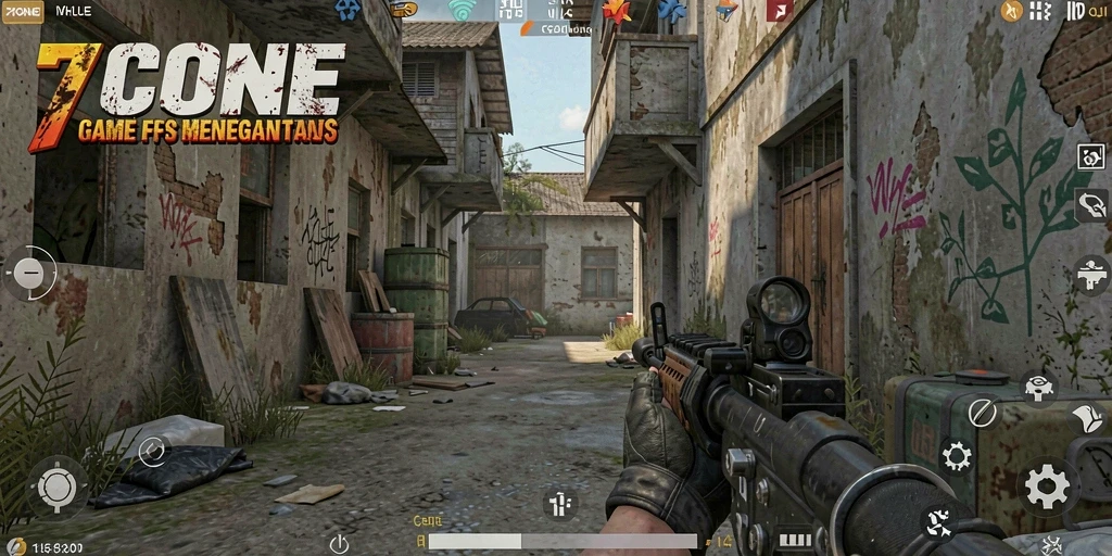 Gameplay intens dari 7CONE yang penuh aksi.