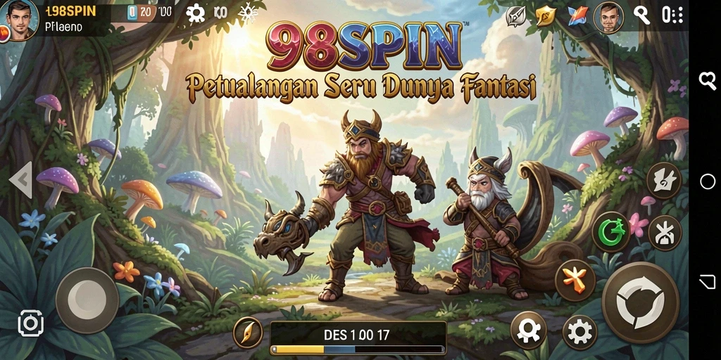 Gameplay menarik 98SPIN dengan aksi petualangan seru.