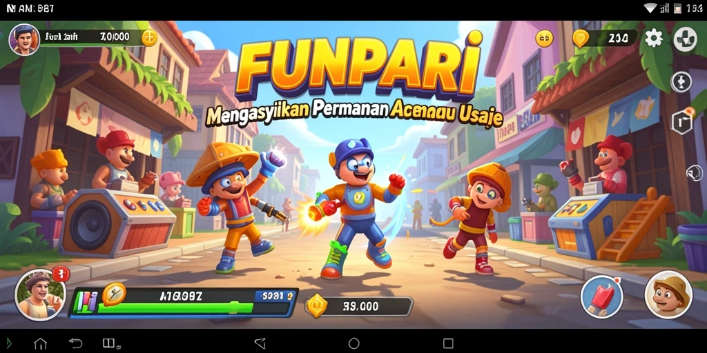 Tampilkan gameplay seru dari FUNPARI yang memikat pemain.