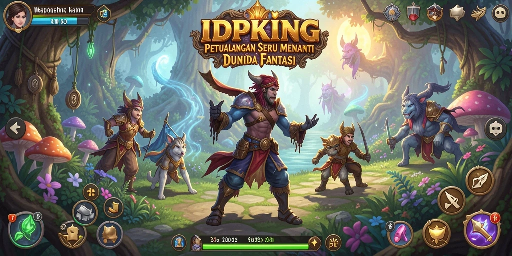 Gameplay seru di dunia petualangan luar biasa IDPKING.