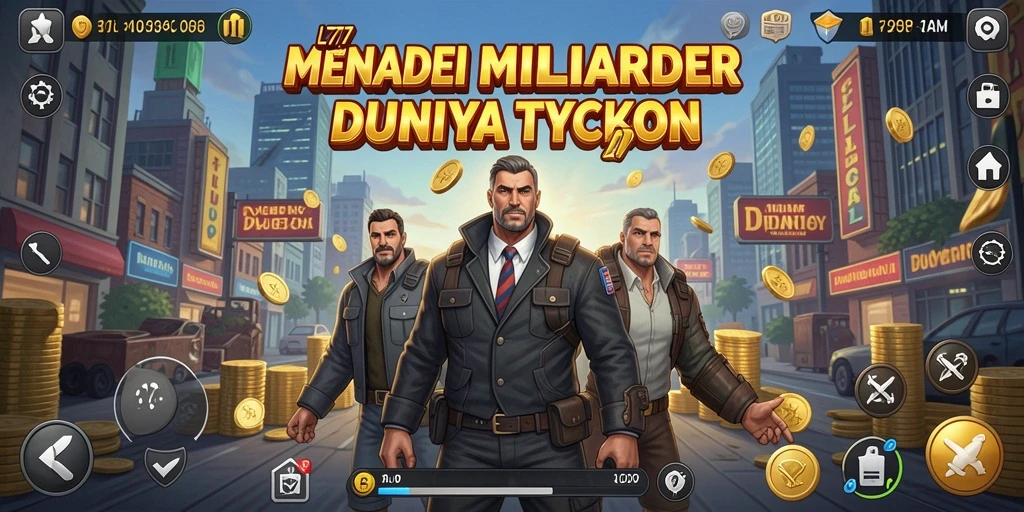 Screenshot L777 menampilkan gameplay Tycoon yang mendebarkan.