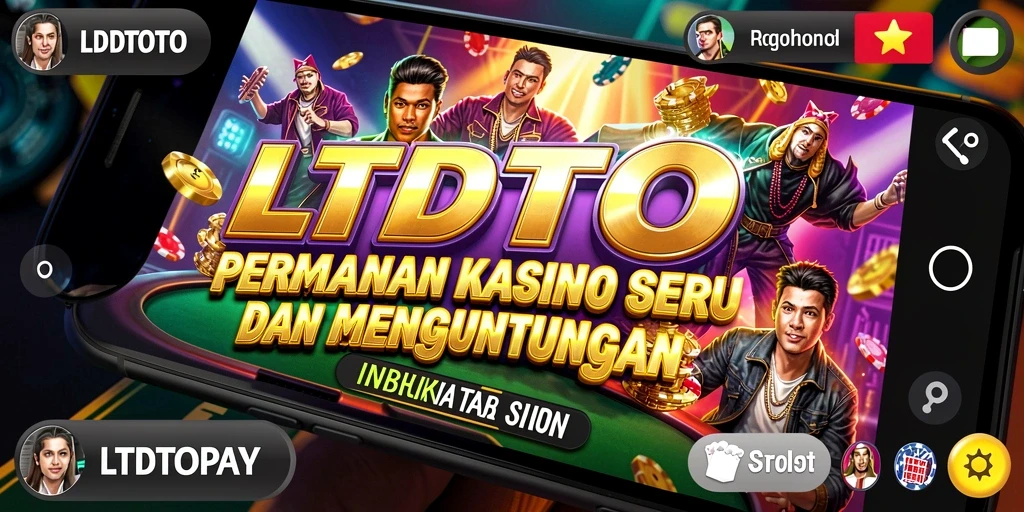 Screenshot LTDTOTO menampilkan gameplay Kasino yang memukau.