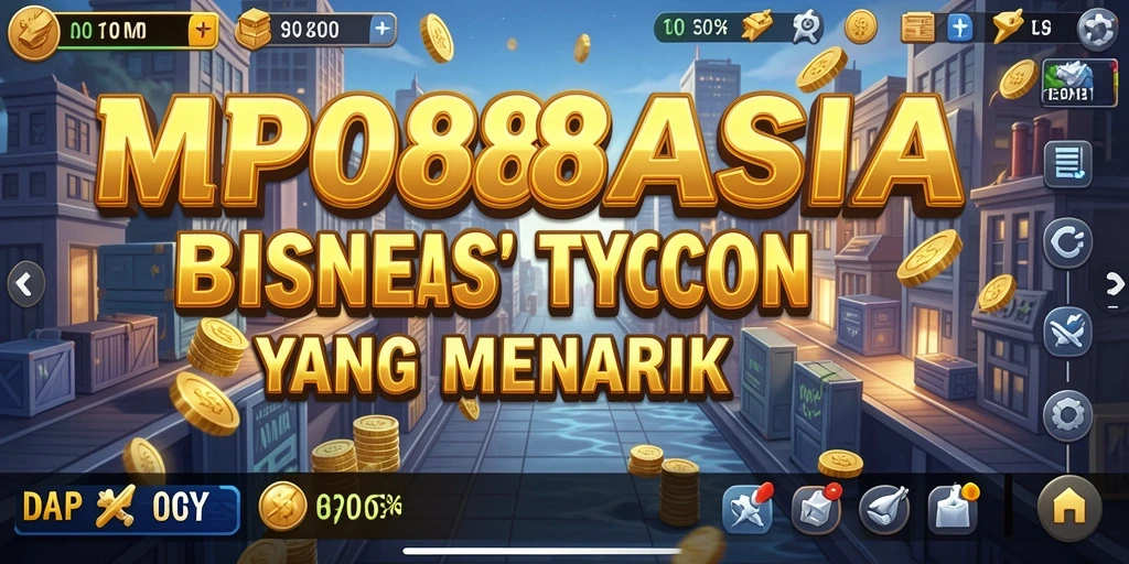 Tampilan gameplay MPO88ASIA yang seru dalam simulasi bisnis Tycoon.